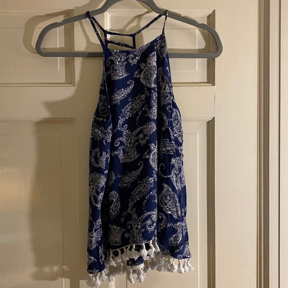 tank with tassels